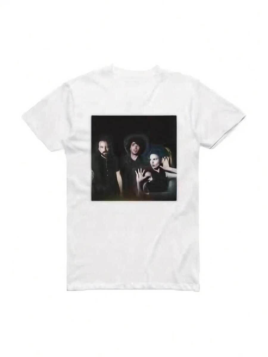 

Fashion Unisex T-Shirt Graphic Tee Tshirts 2000s Band T-Shirts S