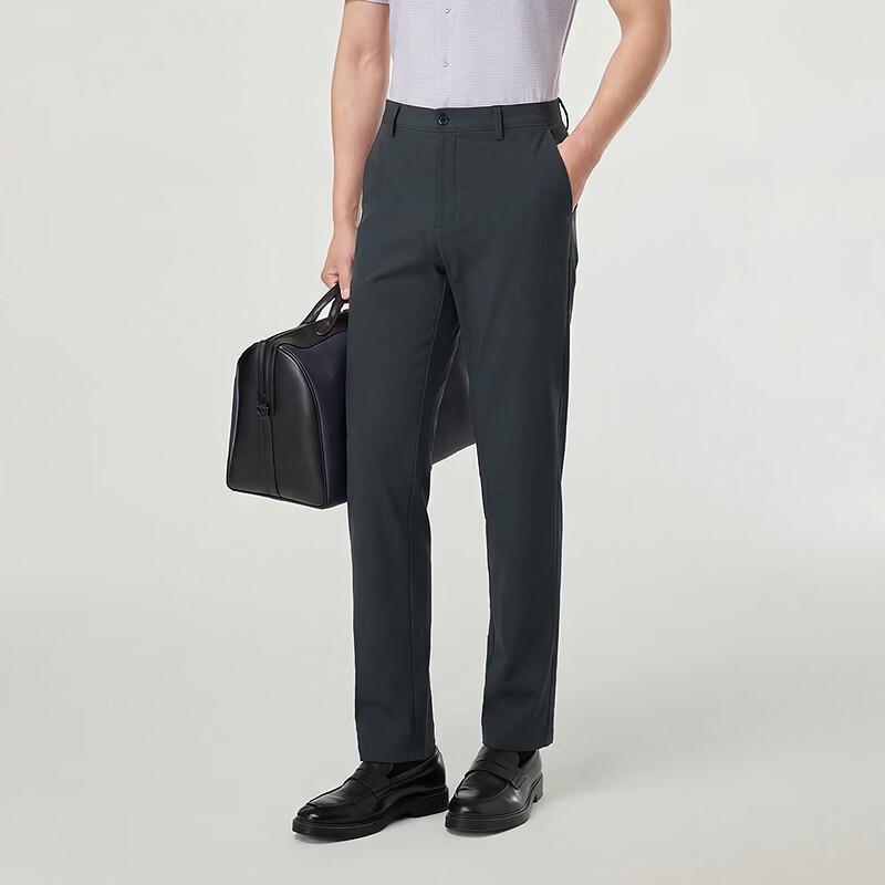 YOUNGOR Moisture-Wicking Straight Casual Trousers