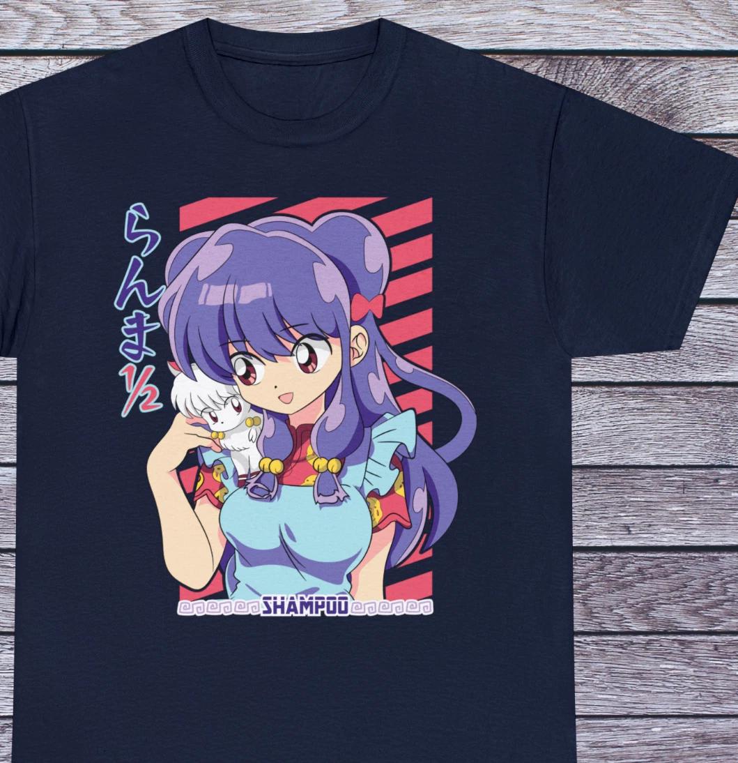 

Kawaii Waifu Shampoo T Shirt Japanese Manga Ranma 1/2 90s Tee Anime Clothing L