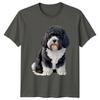Cute Havapoo Dog Breed Pet Portrait Graphic TShirt