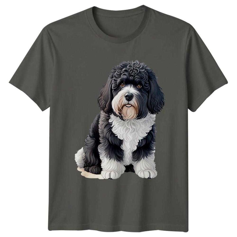 Cute Havapoo Dog Breed Pet Portrait Graphic TShirt