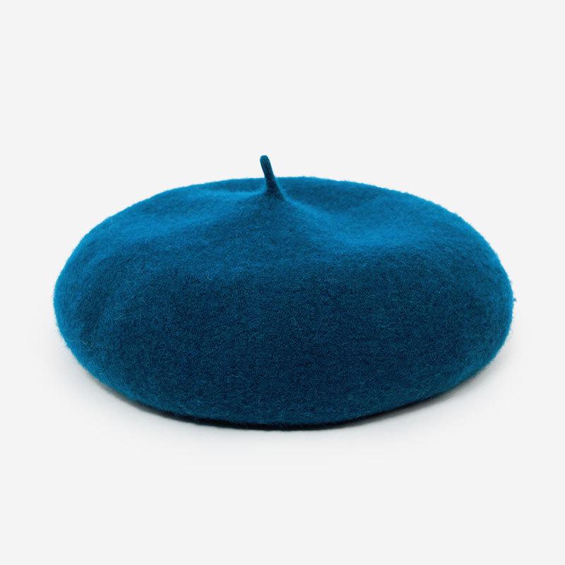 Wool Caps Felt Beret Women British Style Girls Beret Hat Lady Solid Color Winter Hats