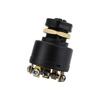 Boats Ignition Switches,6 Screw 3 Positon Ignition Starter Switches with 2 Key for Inboards Outboard Powered Boats