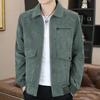 Men's  Leisure  Loose  Flip Collar  Corduroy  Jacket  Coat