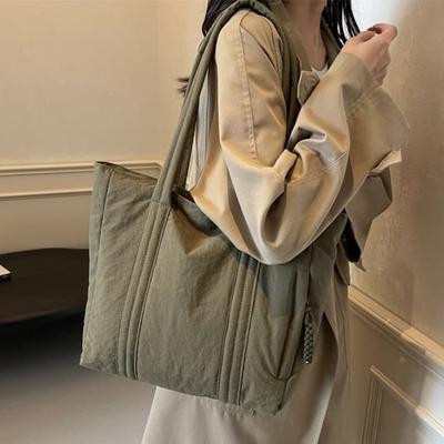 Women's Large Capacity Nylon Tote Bag Handbag