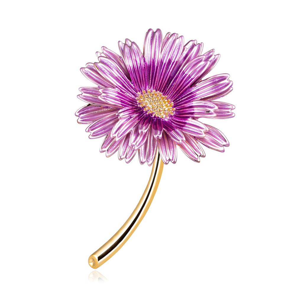 Damen Mode Süße Sonnenblume Legierung Brosche Schick Einzigartige Dekoration