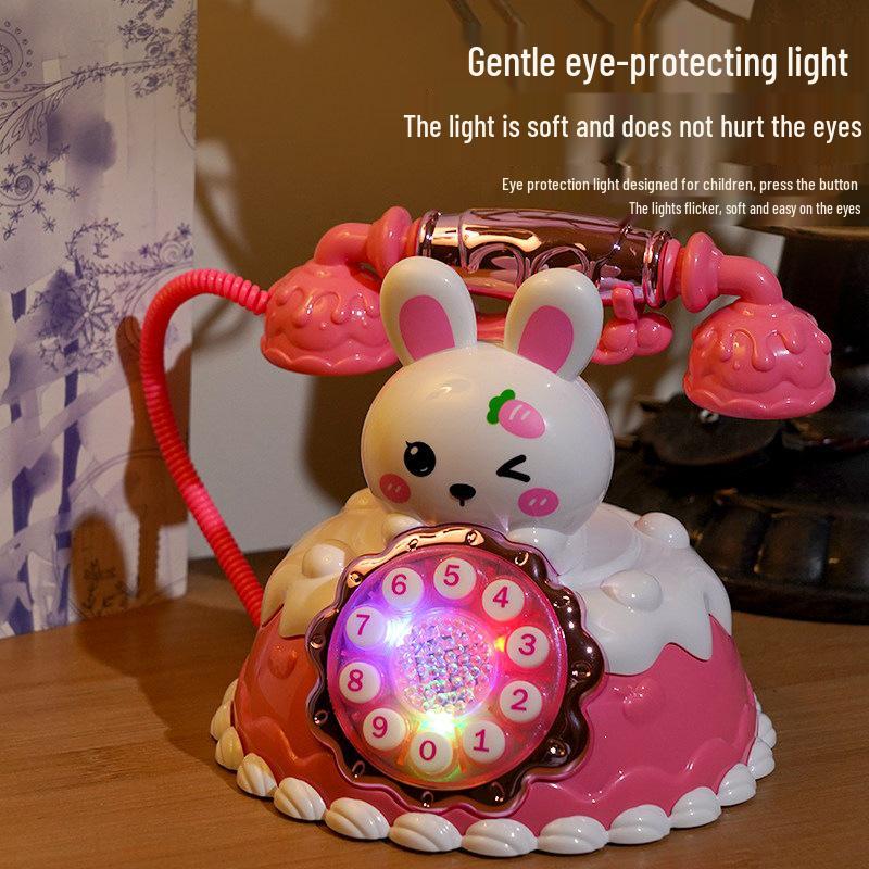 Musical Toy Phone for Early Childhood Development - Simulated Landline for Boys & Girls