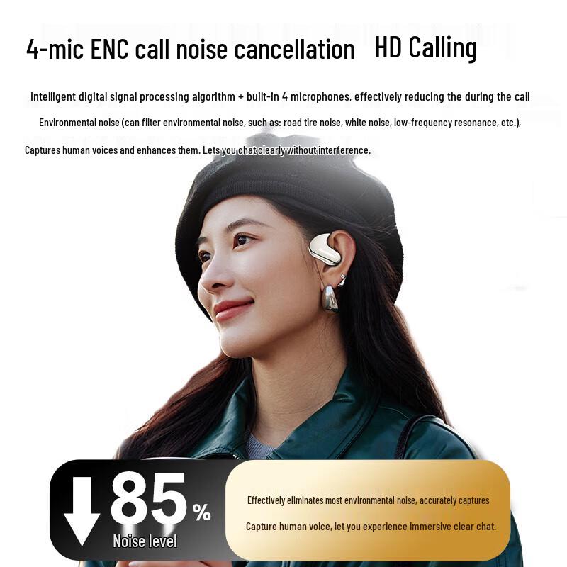 Newman Q12 Open-Ear Bone Conduction Sports Bluetooth Earbuds