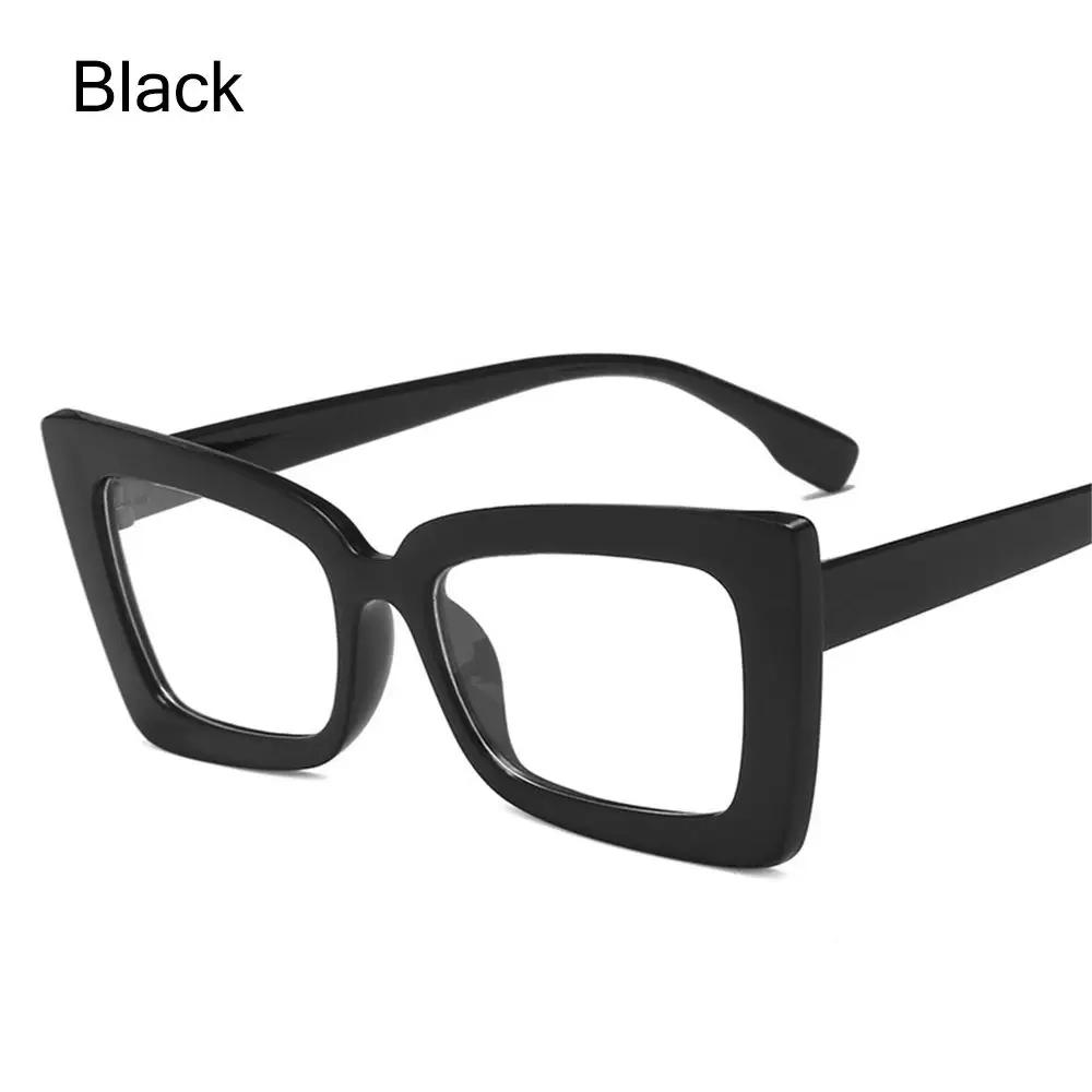 Transparent Myopia Glasses Frame Square Frame Computer Goggles Cat Eye Glasses Clear Glasses Anti Blue Light