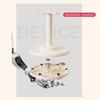Dustproof Clear Spinning Display Case Rotating Display Case For Doll Collection Home Decoration Plastic Storage Solution