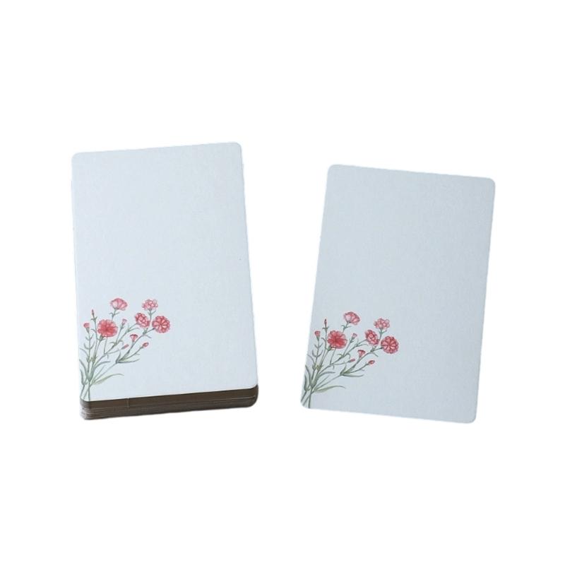 20 Folhas Cartões de Papel em Branco 2,24x3,54 Polegadas Cartões de Estudo Sem Pauta Cartão de Anotação Para Criança Adulto Arte Artesanato Rabiscos Scrapbooking
