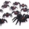 Realistic Flocking Black Spider 3D Artificial Spider Halloween Plush Spider  Party Prop