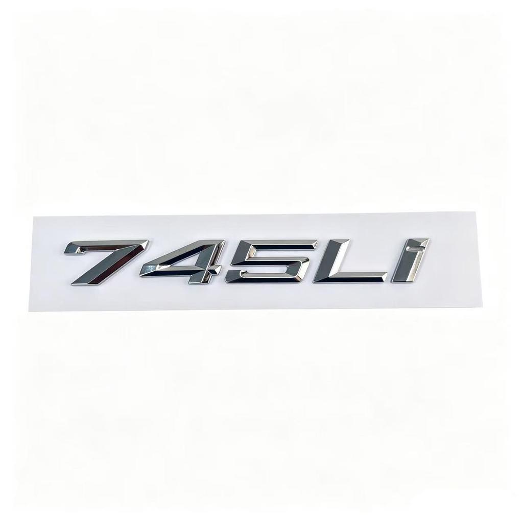 Compatible BMW 3, 5, 7 Series 320Li, 530Li, 740Li Rear Emblem Displacement Sticker.