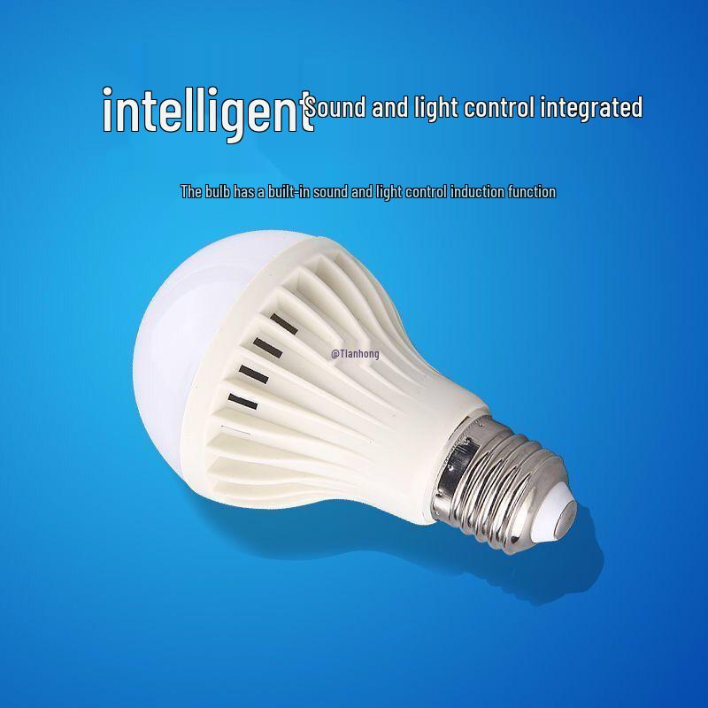 E27 Sound & Light Sensor Bulb for Hallway: Energy-Saving Intelligent Lighting
