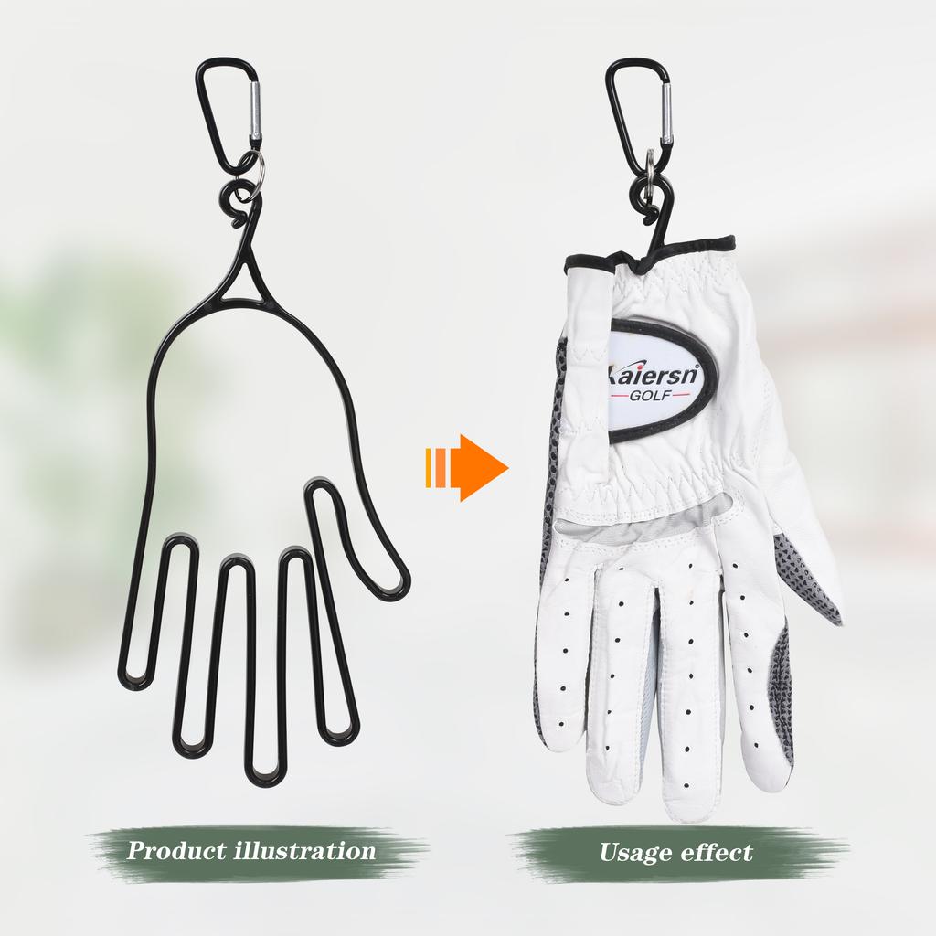 Golf Glove Mold and Drying Rack - Plastic Golf Glove Holder Used for Drying and Storage Essential Tool for Golfers 5