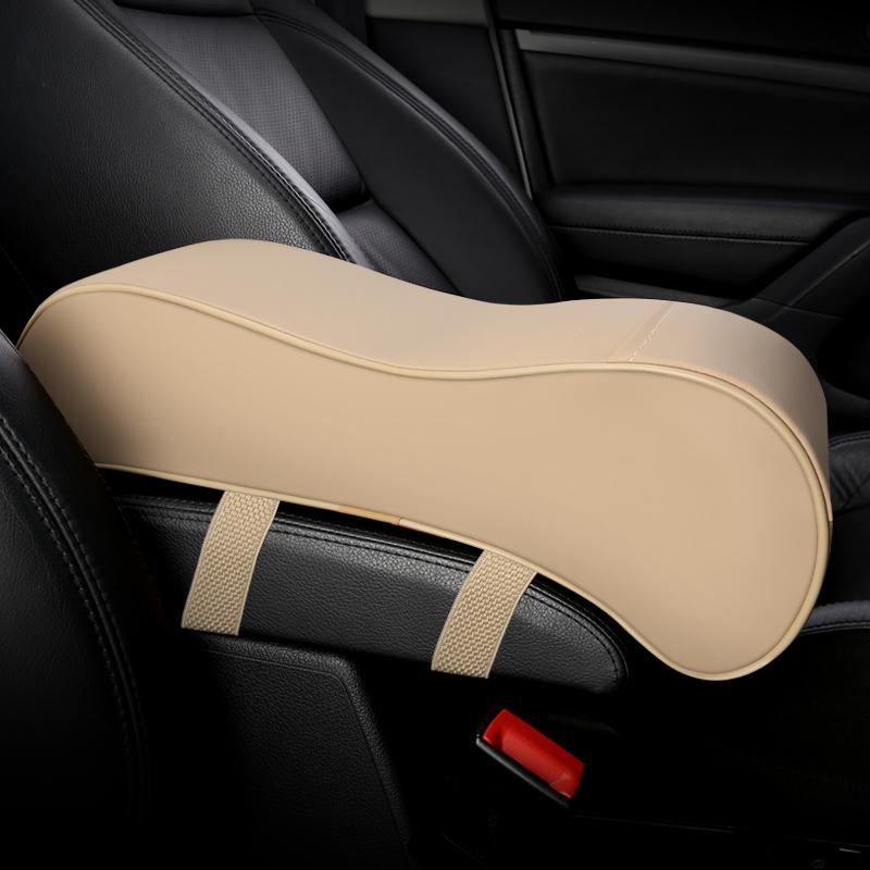 Leather Car Central Armrest Pad Center Console Styling Armrest Comfortable Arm Rest Seat Protective Pad Mat Cushion Pillow Cover