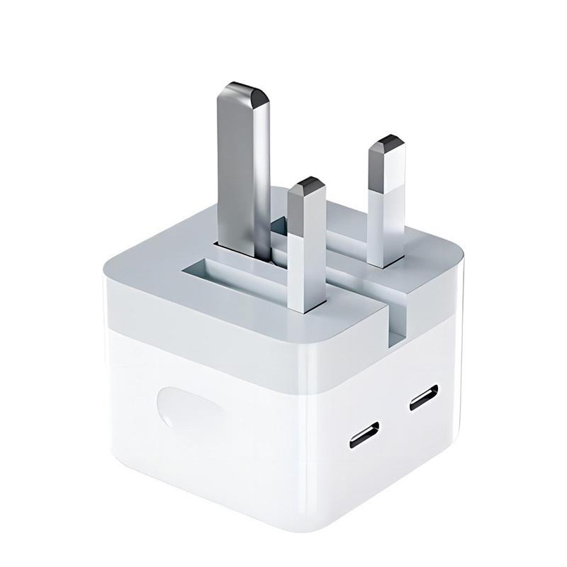 Usb Type C Charger 50W Dual Pd Portable Usb C Charger Support Type C Pd Fast Charging For Iphone 15 14 13 12 Pro Max 11 X Tablet