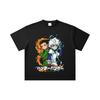 260 GSM Double Yarn 32 Count 100% Cotton HXH V7 Gon Killua Print Unisex Heavy Cotton T Shirt