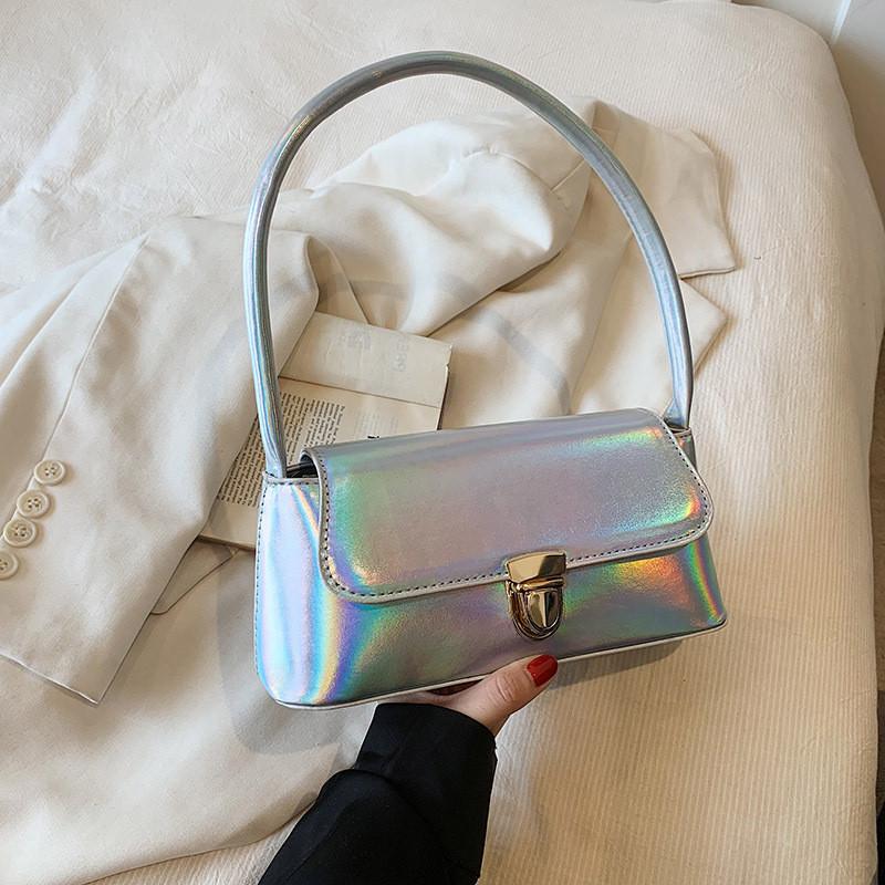 2023 Summer New Fashion Simple Shoulder Bag Retro Casual Small Square Bag Women's Trendy Armpit Bag