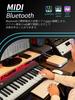 folding digital popular for beginners and with practice and Slim 88-key piano, semi-weighted, children, pedals, headphones, function, foldable,