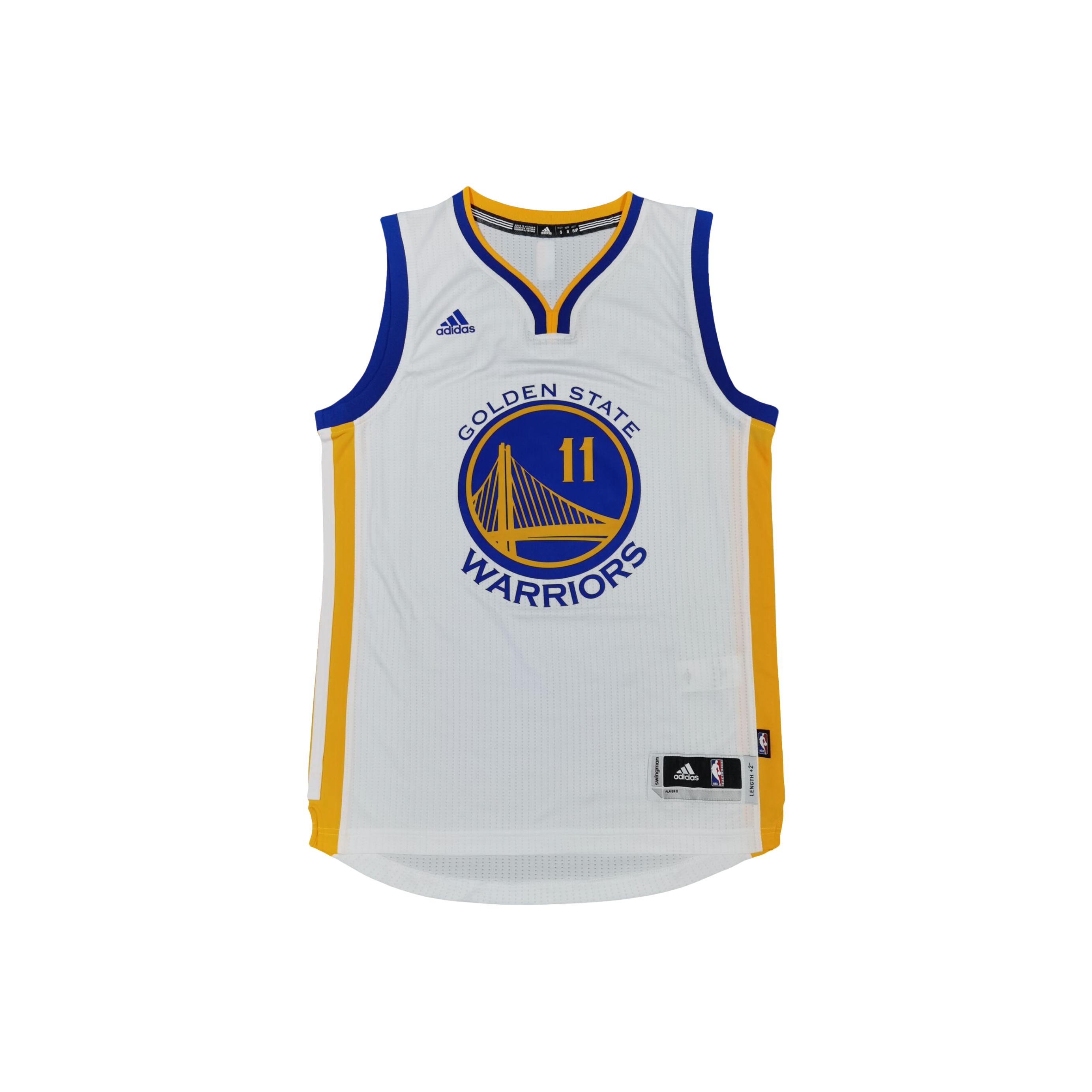 

Adidas NBA Fan Edition Golden State Warriors R30 SW Swingman Клэй Томпсон #11 Домашняя V-образный вырез Без рукавов Баскетбольная майка Мужская майка A45916 S