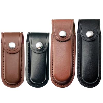 Fundas de cuero para cuchillos, funda para cuchillos de camping, funda para cuchillos de senderismo, funda para cuchillos para acampar y hacer senderismo al aire libre.
