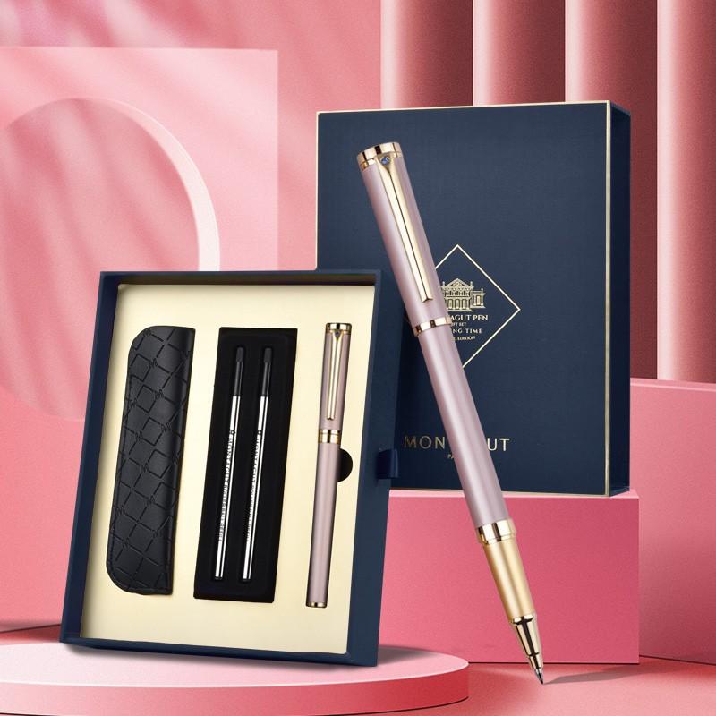 Mengtejiao Signature Pen Exquisite Men and Women Signature Signing Ball Pen Business Refill Gift Box Set Gifts School Stationery
