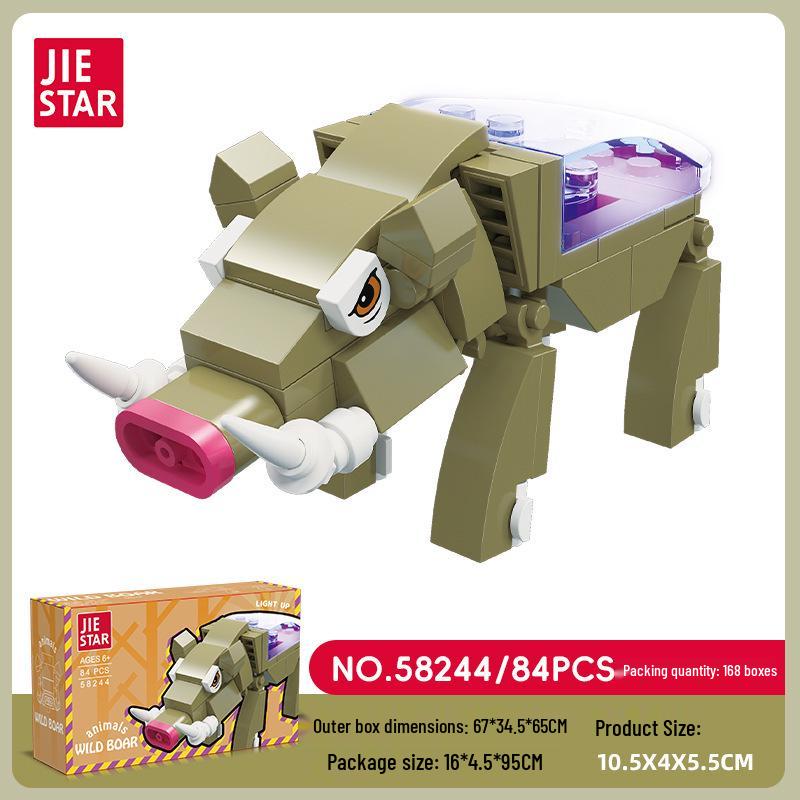Jie Xing Educational Insect & Marine Animal Stacking Blocks Toy