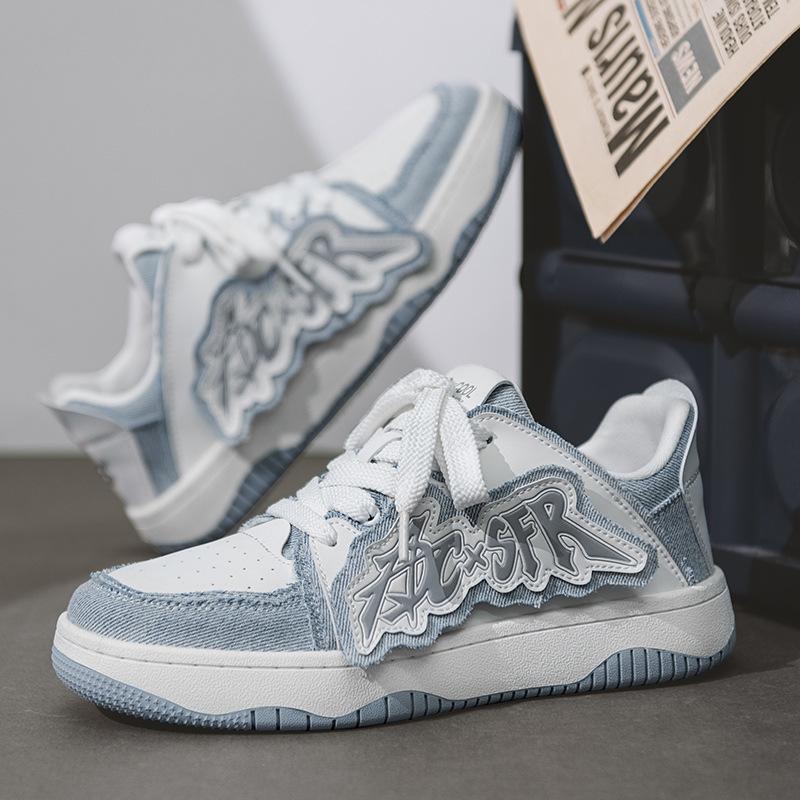 New Men's Niche Hip Hop American Skateboard Versatile Trend Board Shoes Going Out Retro Fashion Youth Casual Trend Shoes