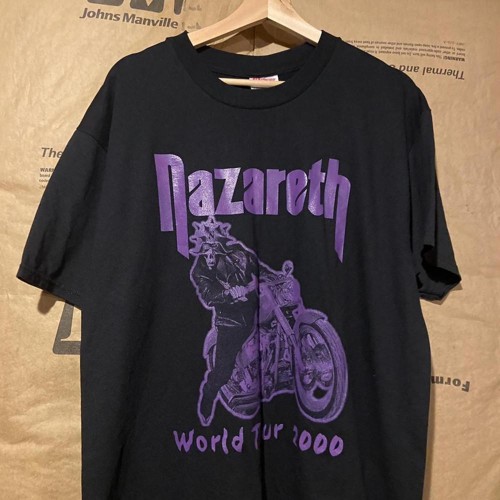 Nazareth Tour 2000 T-shirt Band Concert Gift For Fan S to 5XL Unisex T-Shirt S