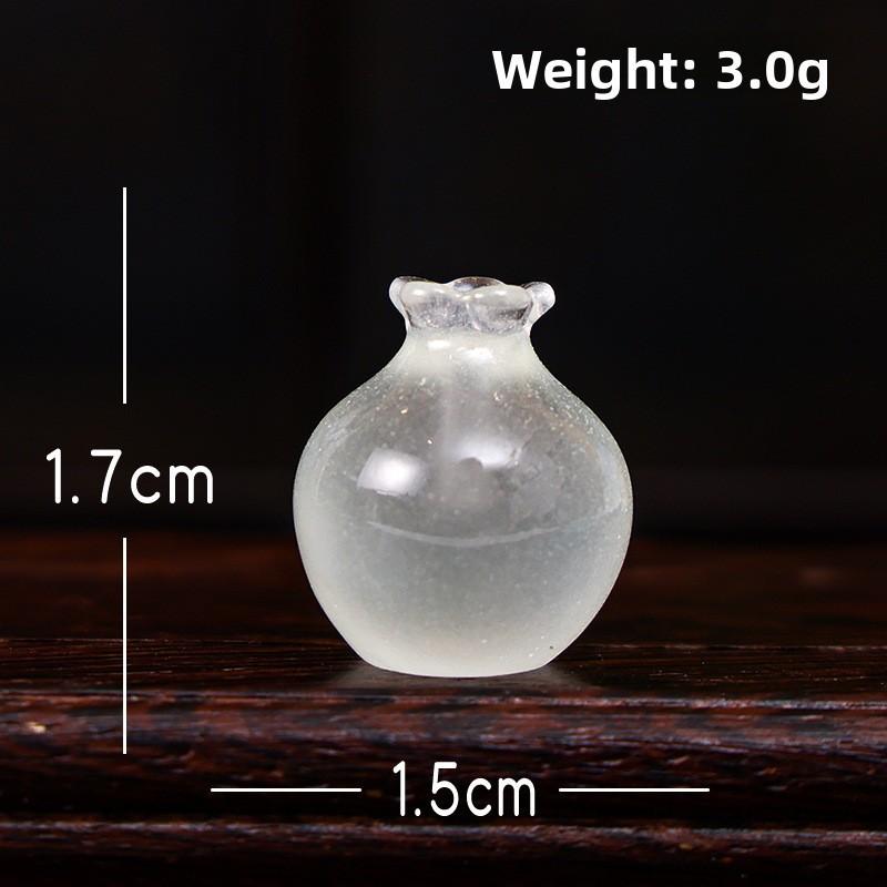 Resin Miniature Noctilucent Flower Vase For Home Decor Gift Ideas