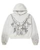 Y2K Camo Zip Up Hoodie Men Women Streetwear Graphic Print Vintage Oversized Sweatshirt Couple Jacket