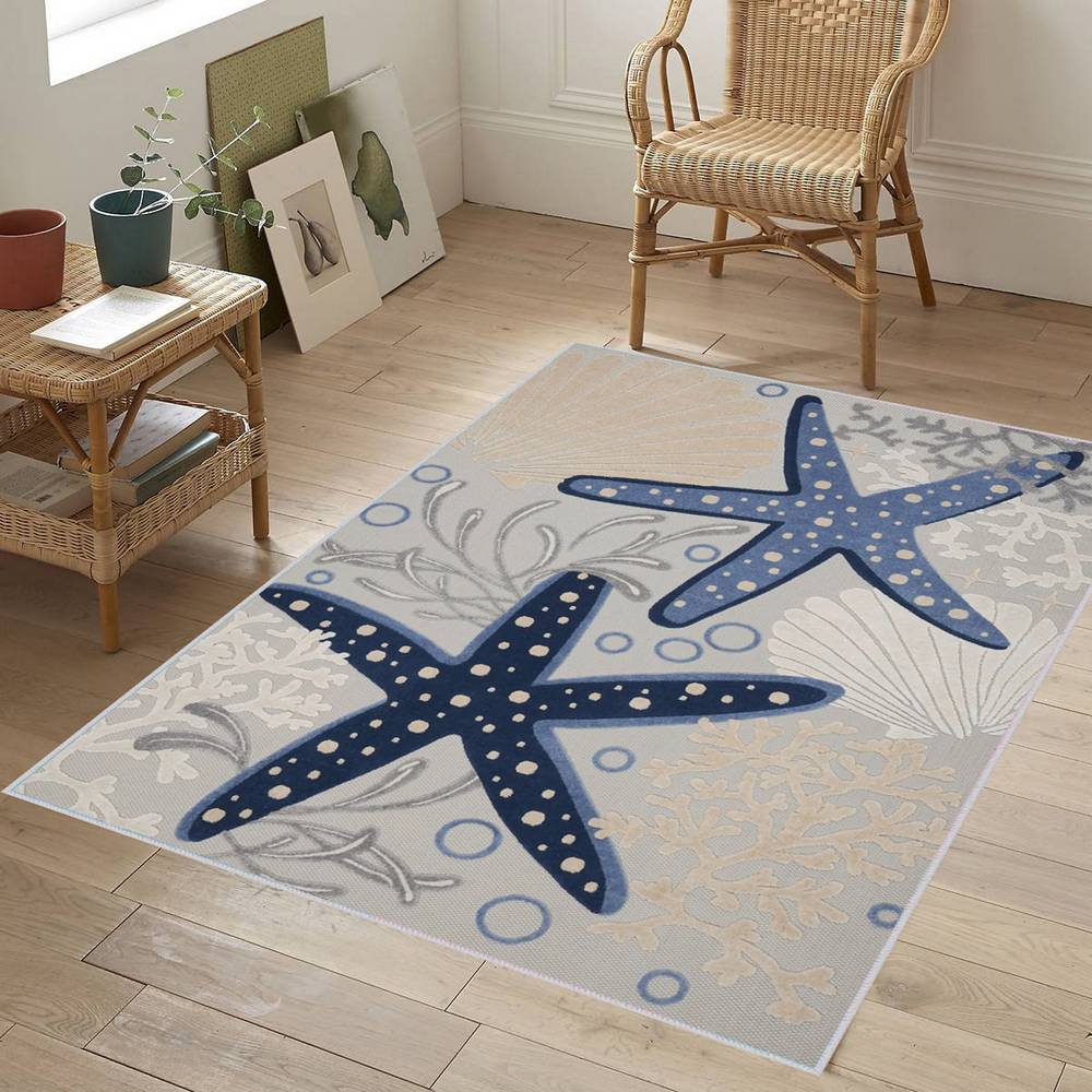 

Mosimoso Home RC1193 Ковер с принтом на подошве в горошек 50x80 cm