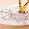 Transparent Computer Glasses Frame Women Anti Blue Light Presbyopia Eyewear Spring Hinge Metal Frames Reading Glasses Unisex