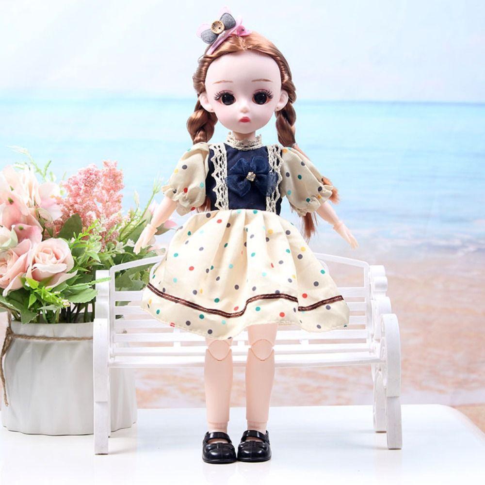 Dress Up 1/6 Bjd Dolls Spherical Joint Hinged Doll 30cm Anime Bjd Doll Children Toys