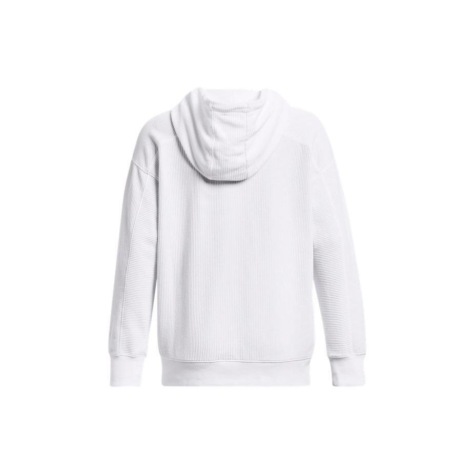 Under Armour Solid Fleece Training Hoodie Women Hoodies White 1379775-100