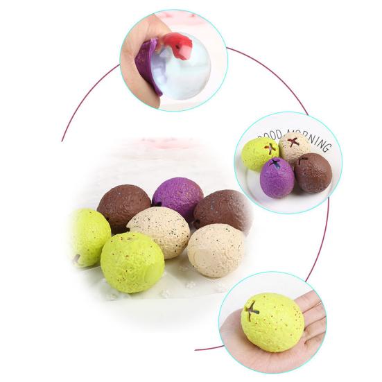 Dinosaur Egg Squeeze Toy Slow Rebound TPR Stress Egg Relief Stretch Dino Fidget Squishes Sensory Pinch Toy