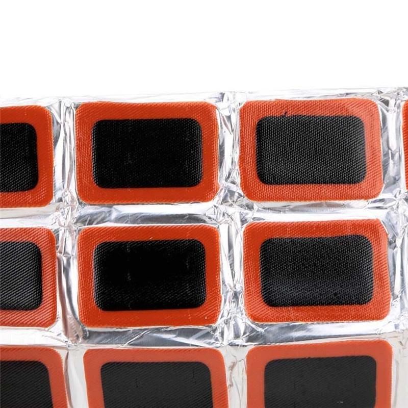 48 buc. Lipici rece pentru biciclete + Lipici Set de instrumente pentru repararea anvelopelor de biciclete Seturi de reparare a anvelopelor Patch Cauciuc Fetal