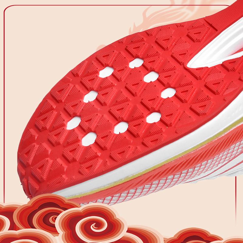 Мужская и женская обувь для бега Спортивная обувь Кроссовки 45 красный/белый — фото 12