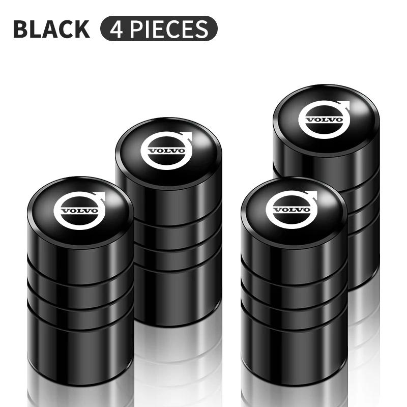 

4Pcs Metal Car Badges Wheel Tire Valve Caps Accessories For Volvo AWD V60 V40 XC90 S60 XC60 S90 V90 CX70 XC40 C40 EX90 Rdesign