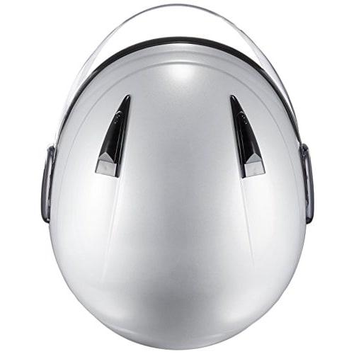 MARUSHIN Motorcycle Helmet Semi-Jet M-520XL Silver XL Size (61~62CM)