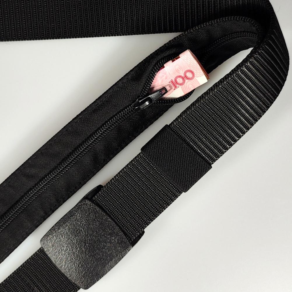 1/2pcs Outdoor Anti Theft Nylon Belt,Length 120cm Waistbelt with Concealed Wallet for Men,High Quality Waist Belt for Gifts