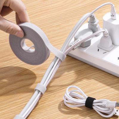 Cable Organizer Velcro Strap for Desktop and Computer Wire Management