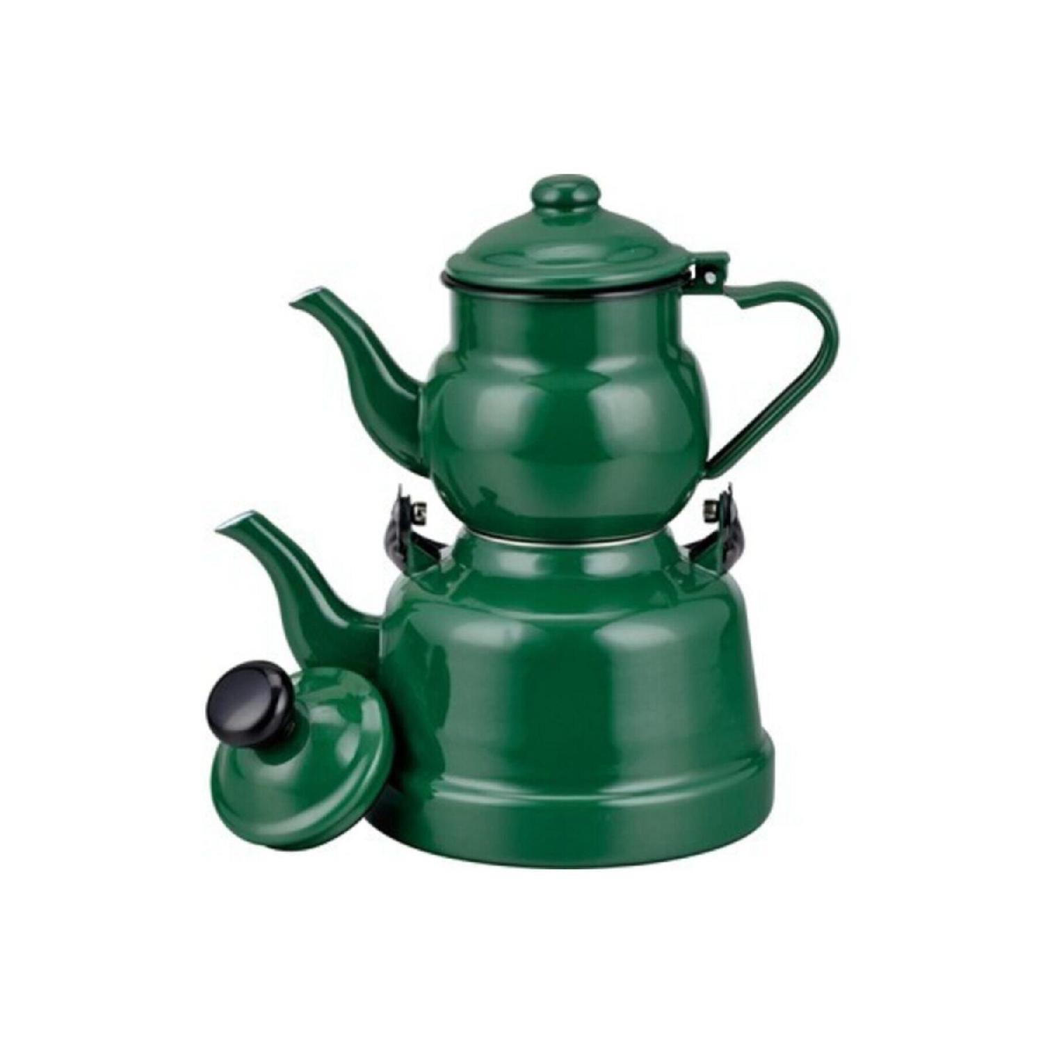 

Ebru Enameled Small Teapot Set 11/16