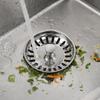 Removable Sink Drain Strainer Anti Clogging Food Waste Filter Drain Stopper  Waste Disposal