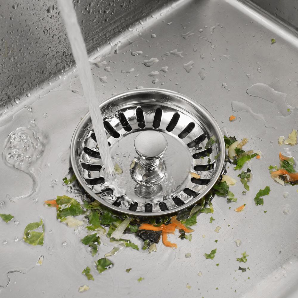 Removable Sink Drain Strainer Anti Clogging Food Waste Filter Drain Stopper Waste Disposal