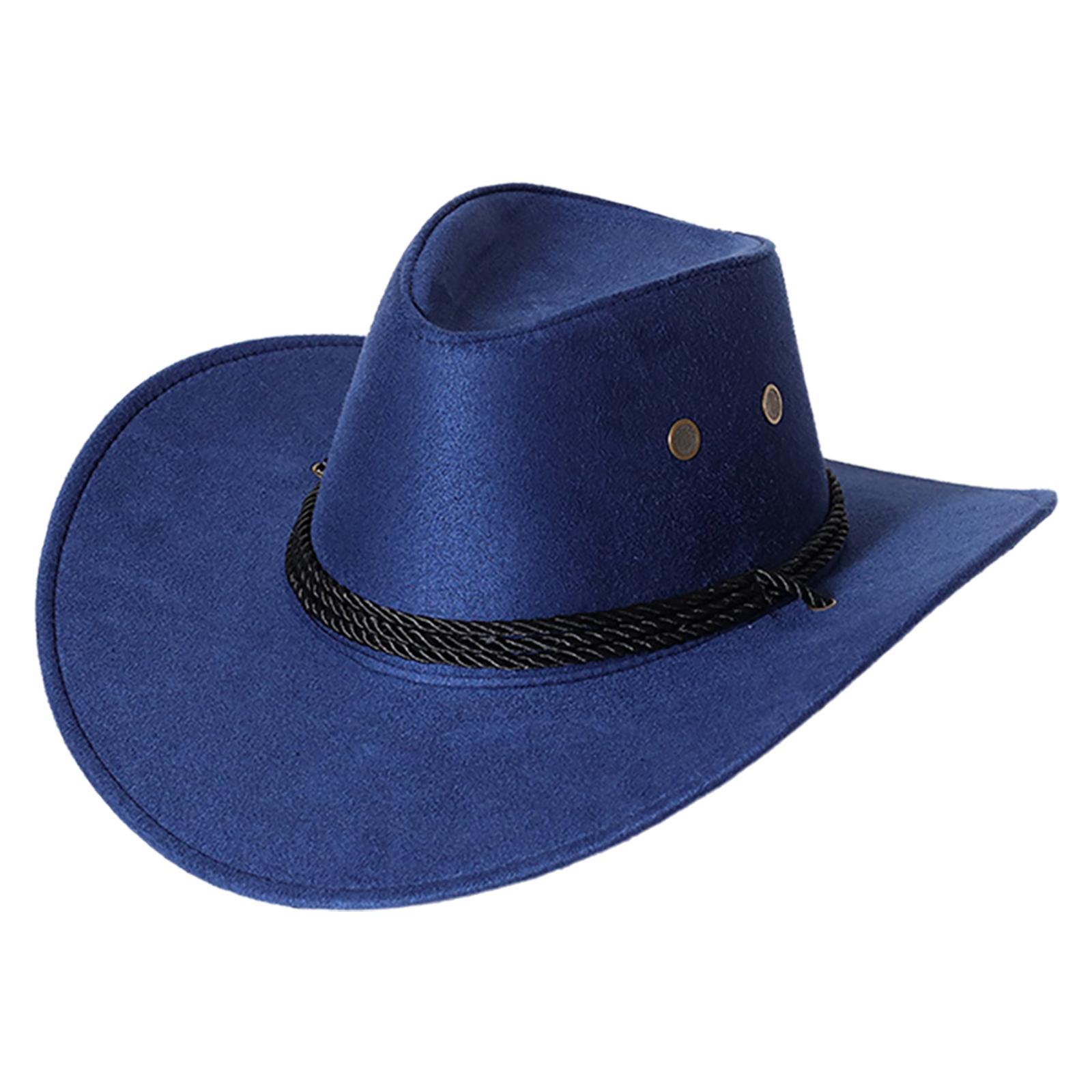 

Мужская классическая ковбойская шляпа, ковбойская шляпа в стиле вестерн, уличная шляпа от солнца, регулируемая фетровая шляпа с завязкой