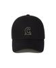 COVERNAT [Cozy Fit] Outline Symbol Logo Ball Cap Black