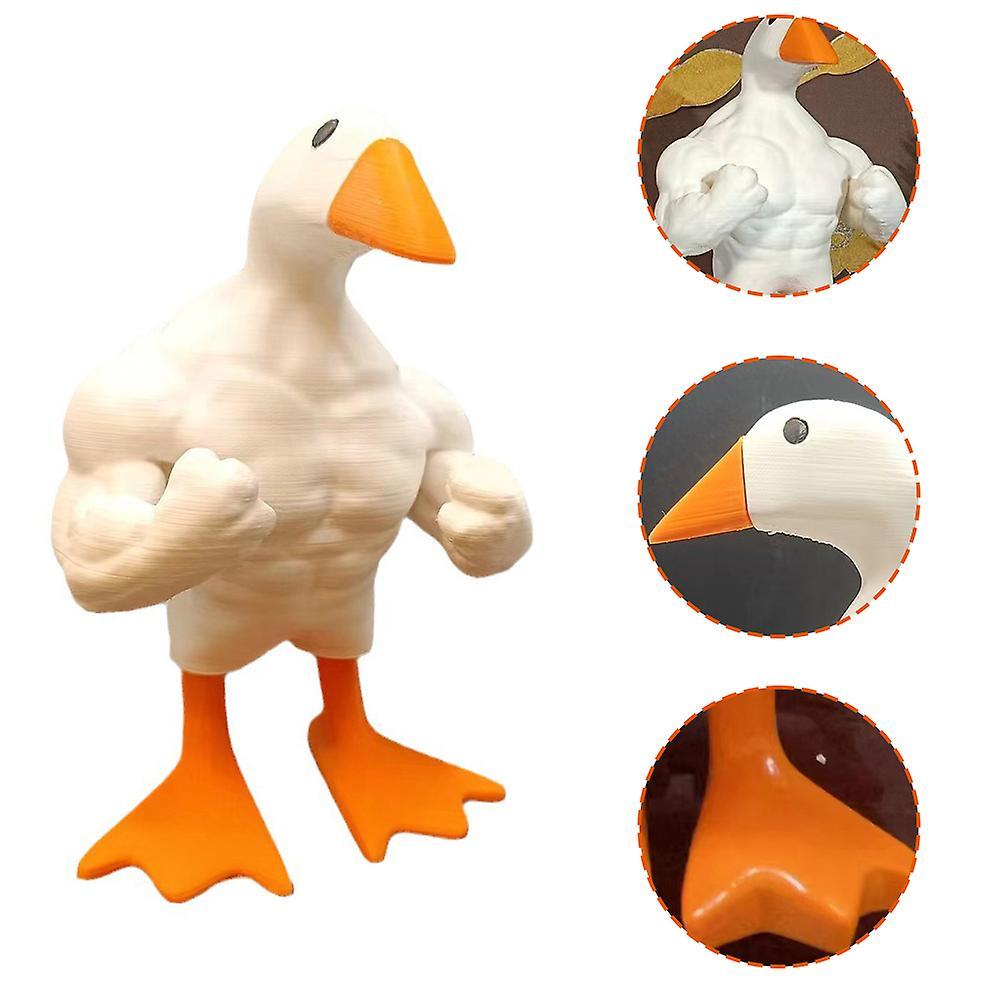 Cartoon Buffs Ducks Figurine Simple Desk Model Decorative Props for Home Bedroom