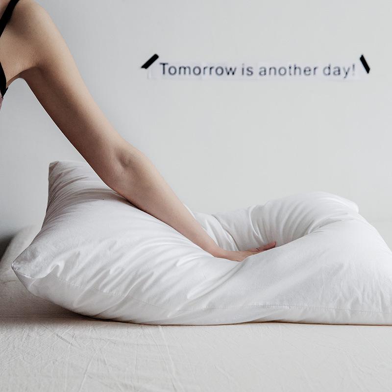 Luxury Hotel Soft Cotton Pillow Set - Neck Support (2 Pack)